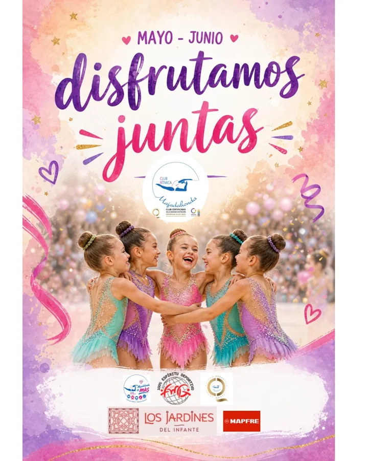 Cartel del valor de mayo y junio: Disfrutamos juntas