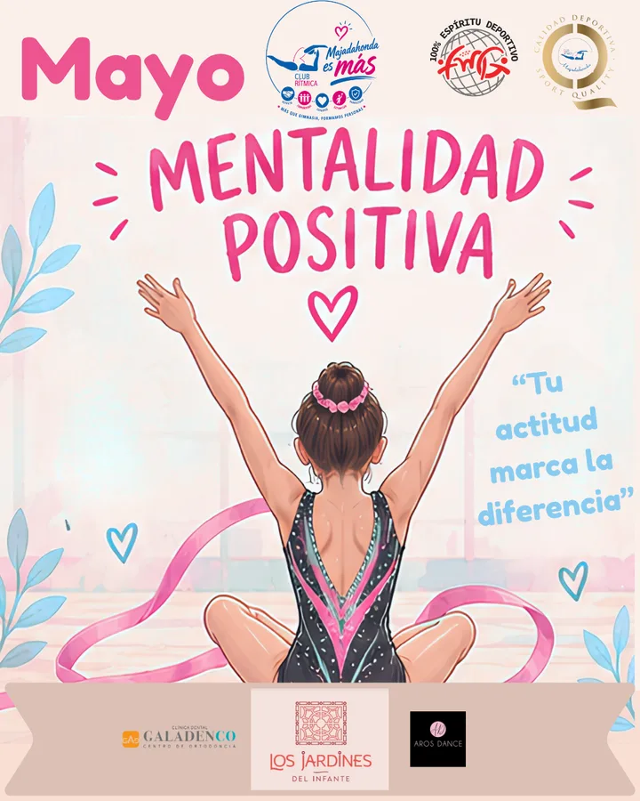 Cartel del valor de mayo: Mentalidad positiva